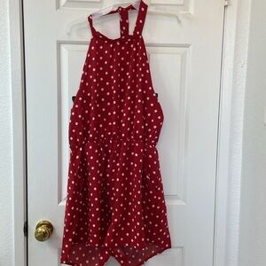 Cute Poka Dot Romper